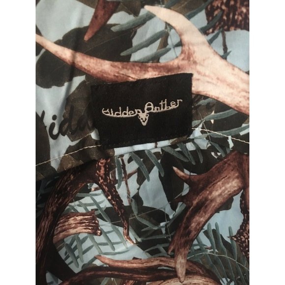 New Hidden‎ Antler Men's Camo Long Sleeve Vented Back Hunting Shirt Sz L NWT - Picture 8 of 10